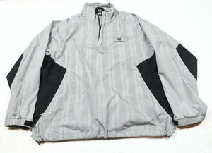 Zero Restriction Tour Series Windbreaker Jacket Mens Large Gray Plaid Pullover